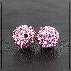 10mm Crystal Ball Lilac (2pcs)